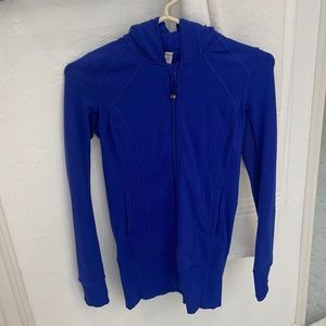Lulu lemon cobalt blue zip up jacket